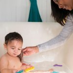 Newborn bathing and skin care